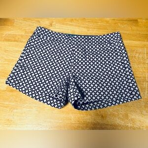 Banana Republic Navy Blue and White Shorts